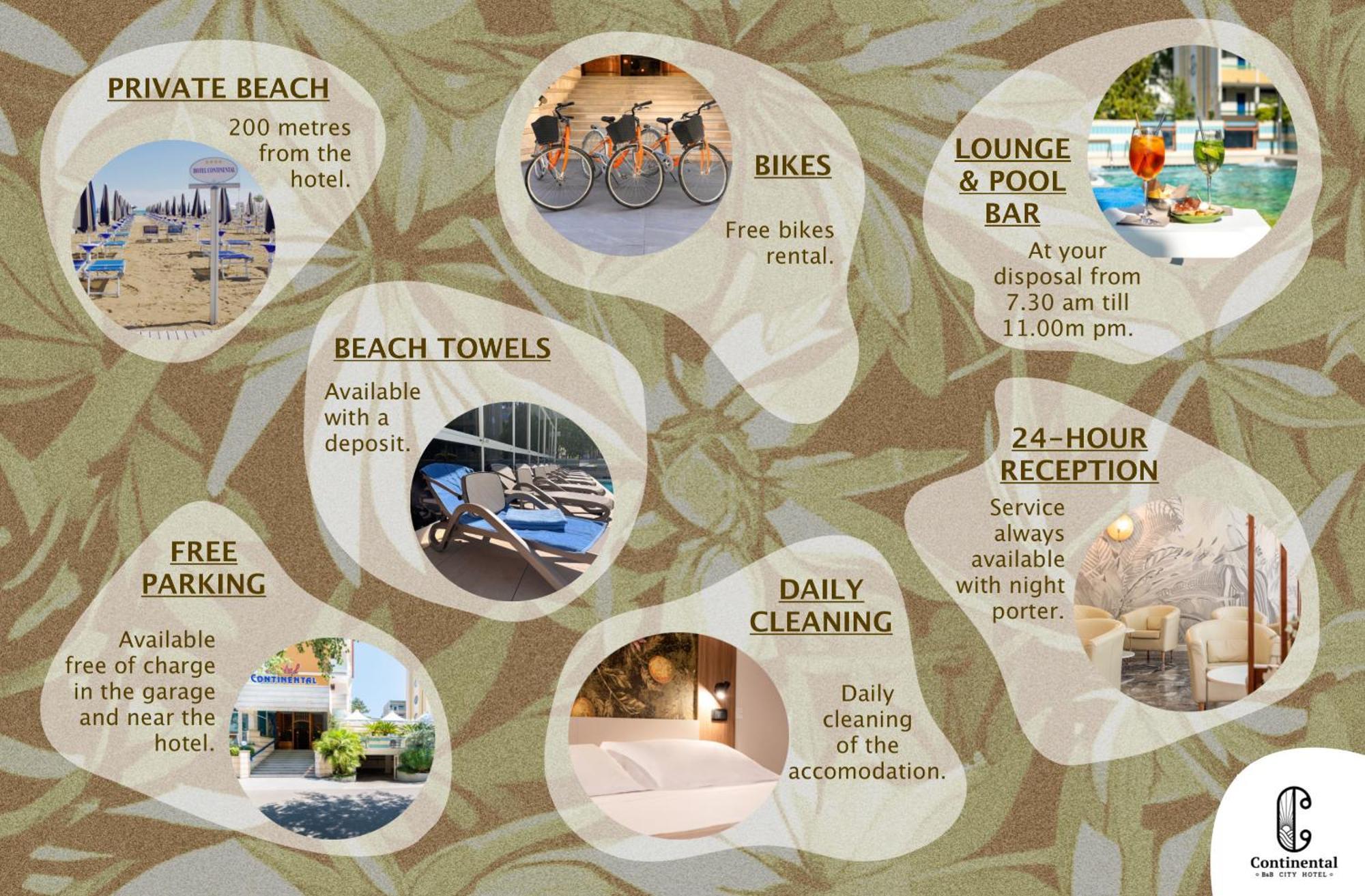 Continental B&B City Hotel Bibione Dış mekan fotoğraf